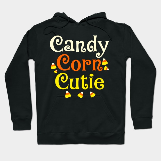 Candy Corn Cutie. Halloween Hoodie by PeppermintClover